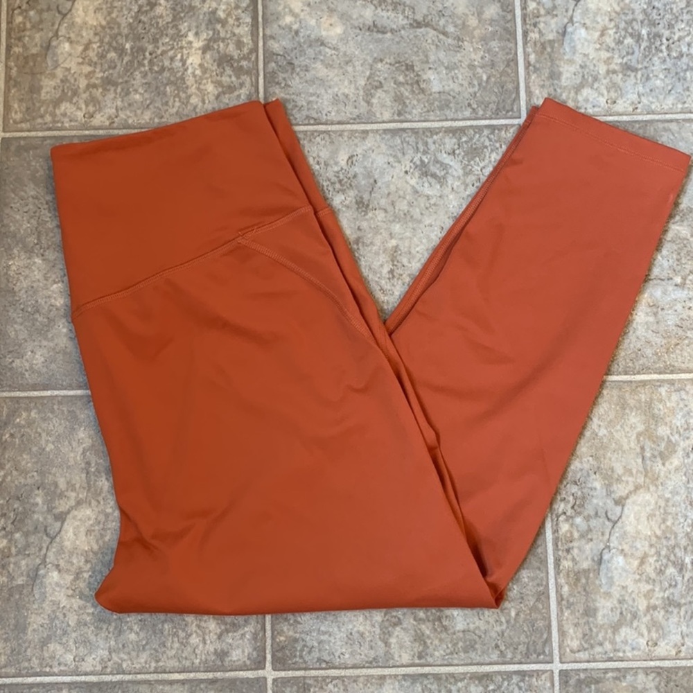 Girlfriend collective compression high rise leggings XXL burnt orange
